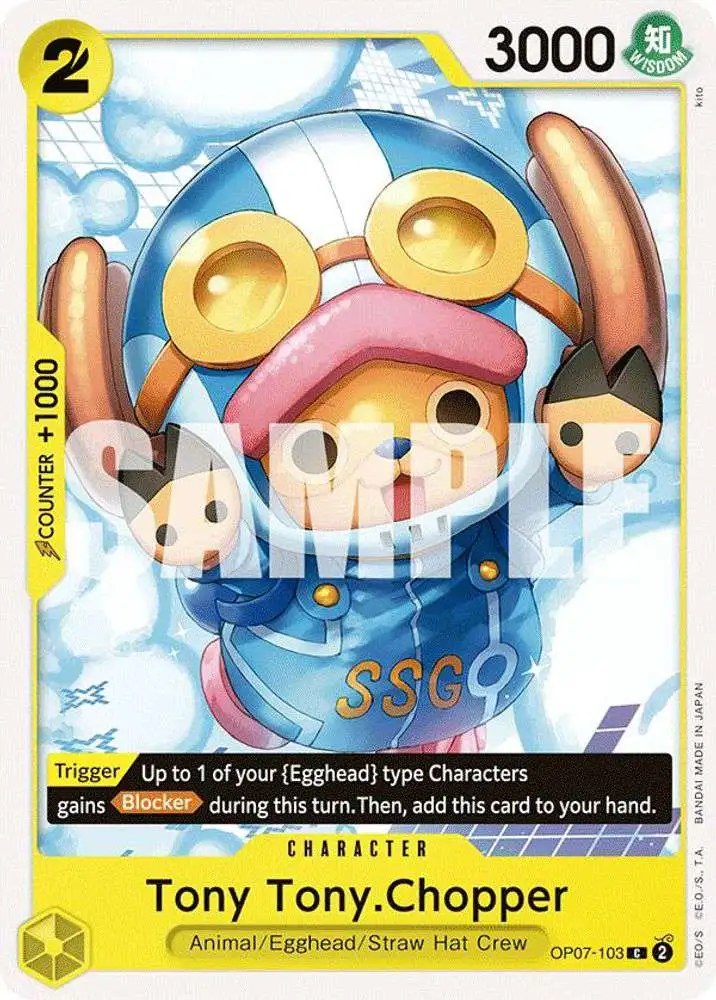 One Piece Trading Card Game 500 Years in the Future Common Tony Tony.Chopper OP07-103