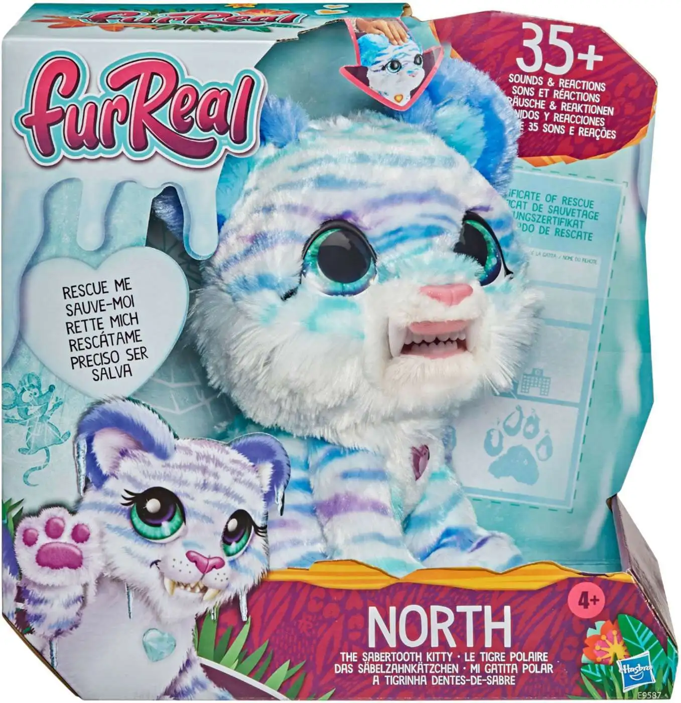 FurReal North the Sabertooth Kitty Interactive Pet [Loose]