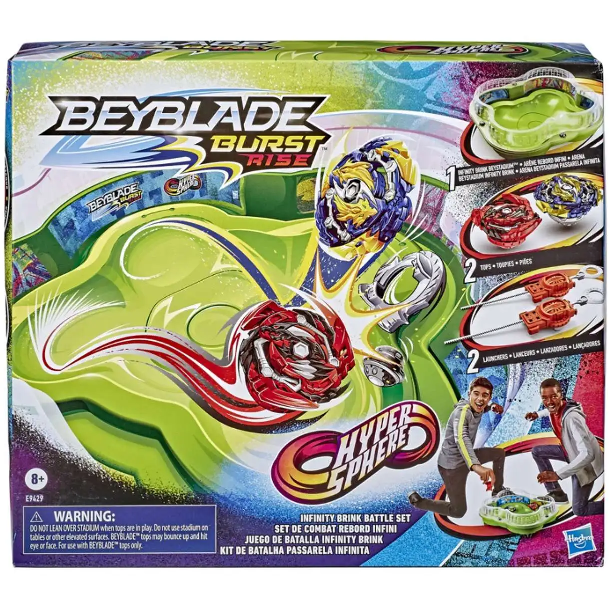Beyblade Burst Rise Hypersphere Infinity Brink Battle Set