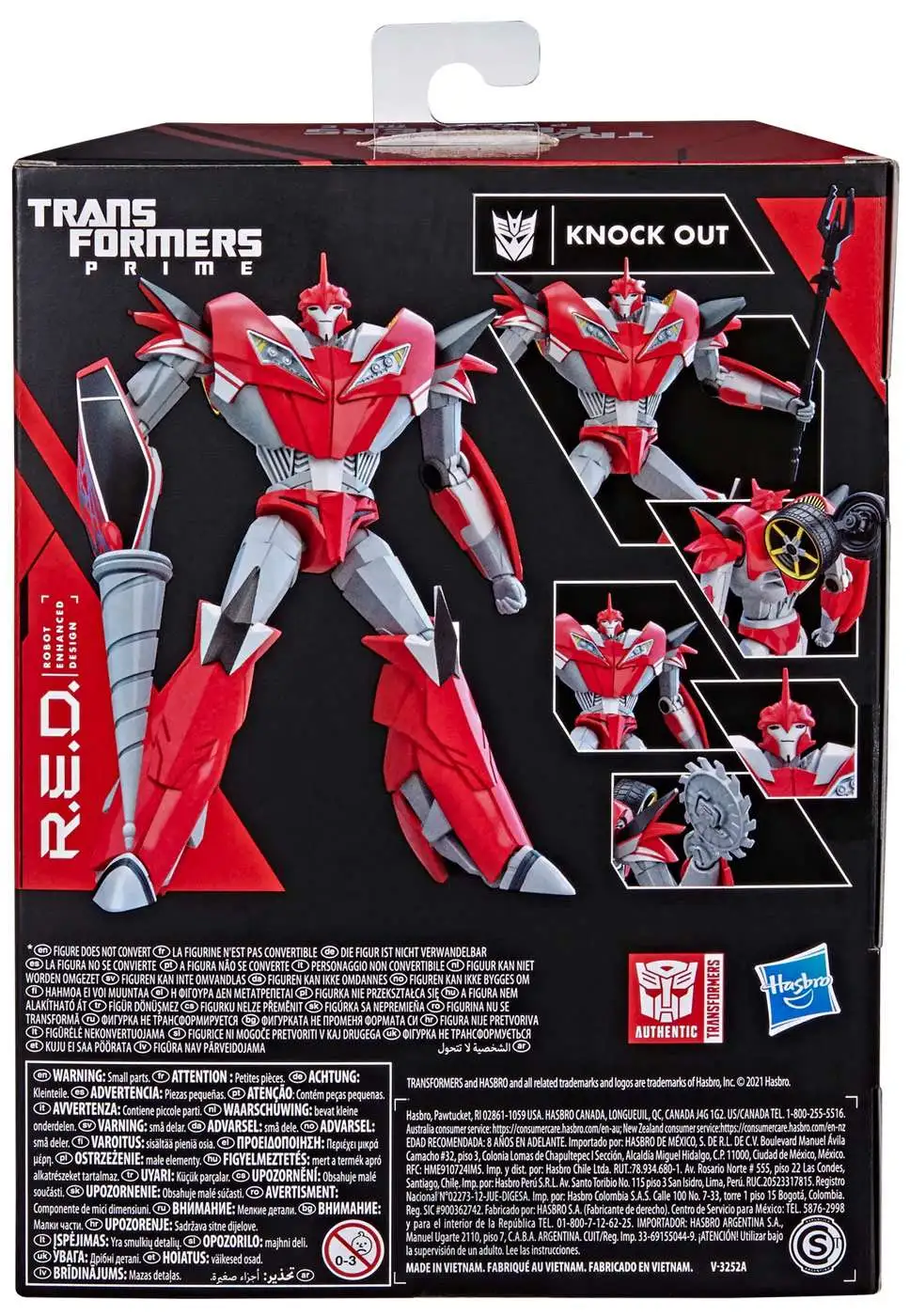 In Stock Hasbro Transformers RED Series TFP KNOCK OUT 6 Inch
