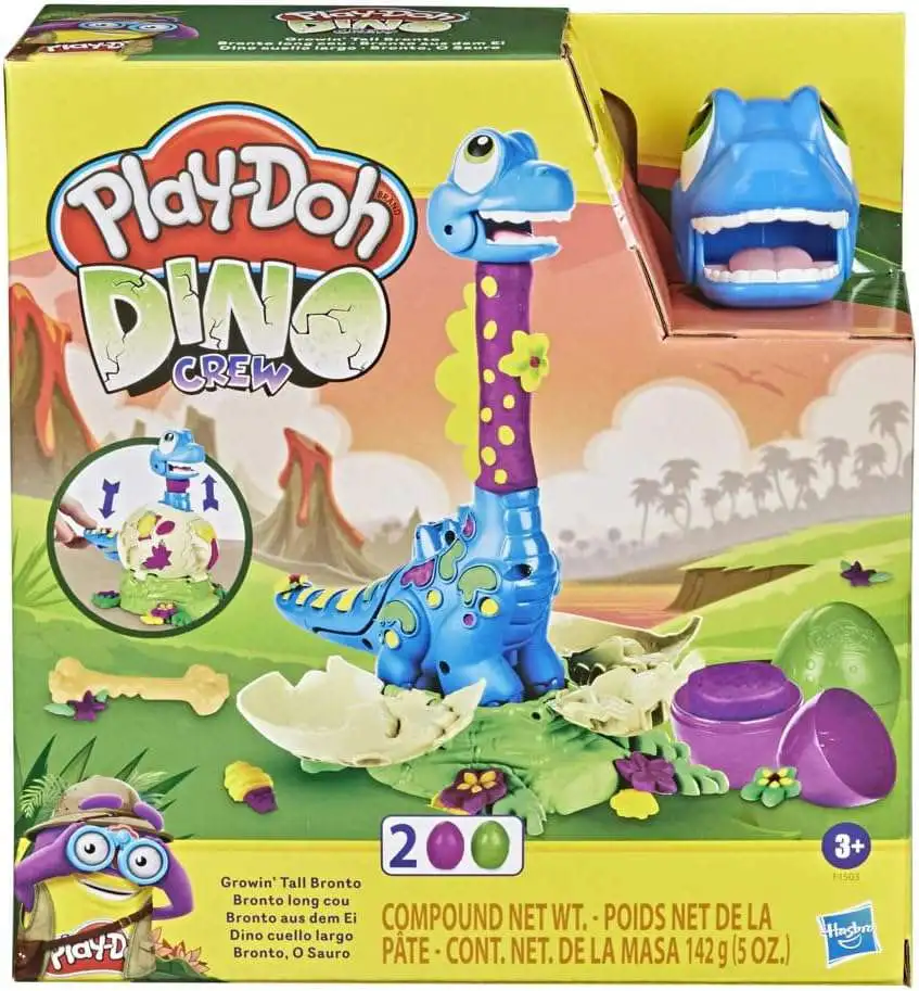 Play-Doh Dino Crew Growin' Tall Bronto 5oz Pack [Damaged Package]