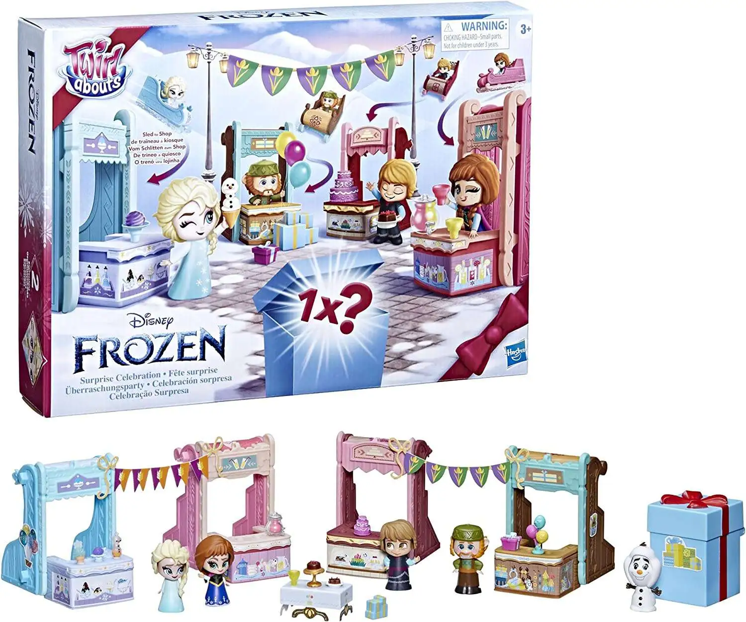 Disney Frozen Twirlabouts Surprise Celebration Playset