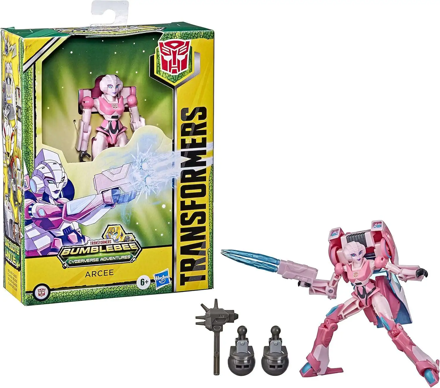 Transformers Bumblebee Cyberverse Adventures Arcee Deluxe Action Figure [Damaged Package]