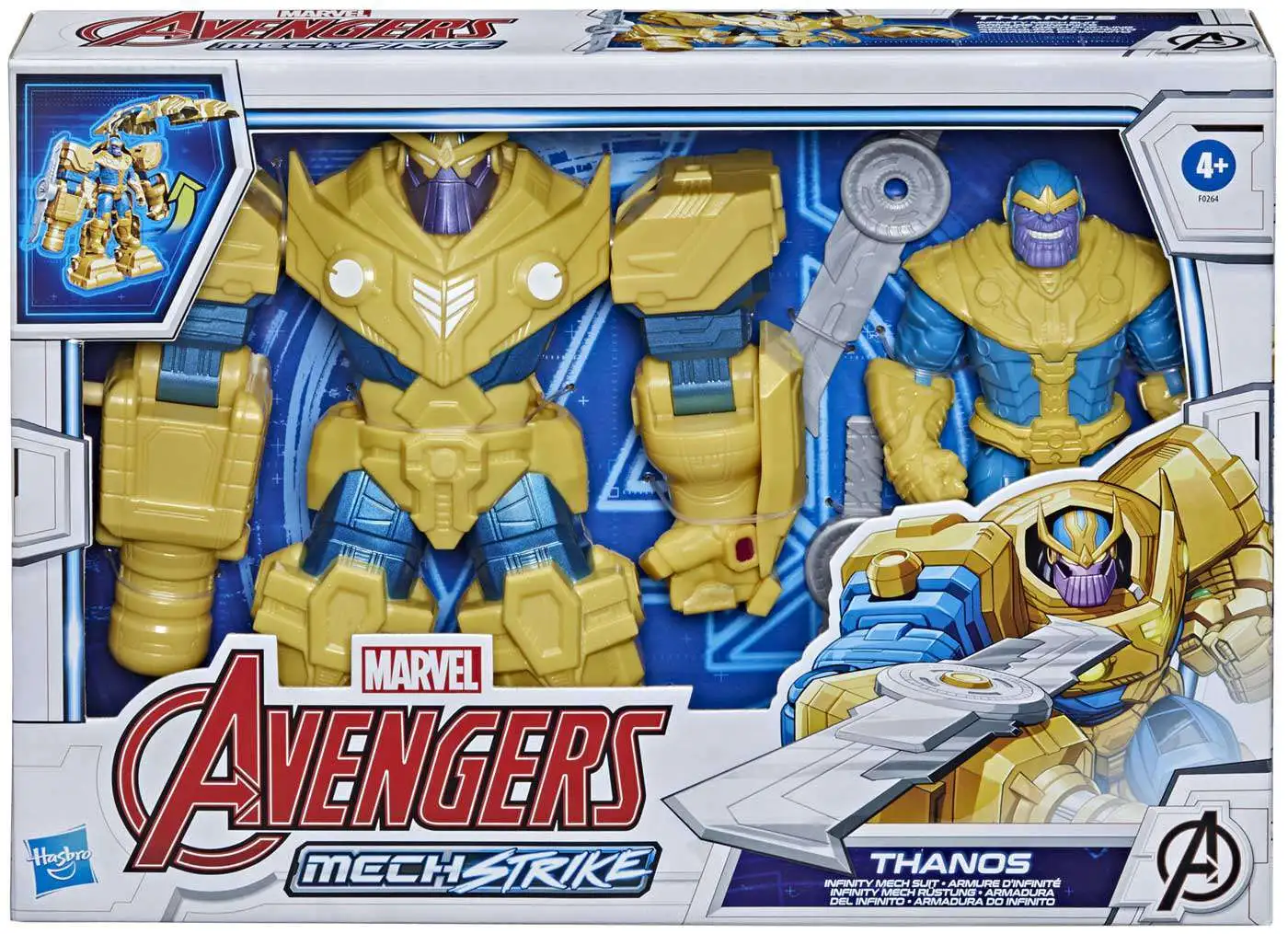 Marvel Avengers Mech Strike Thanos Action Figure [Infinity Mech Suit]