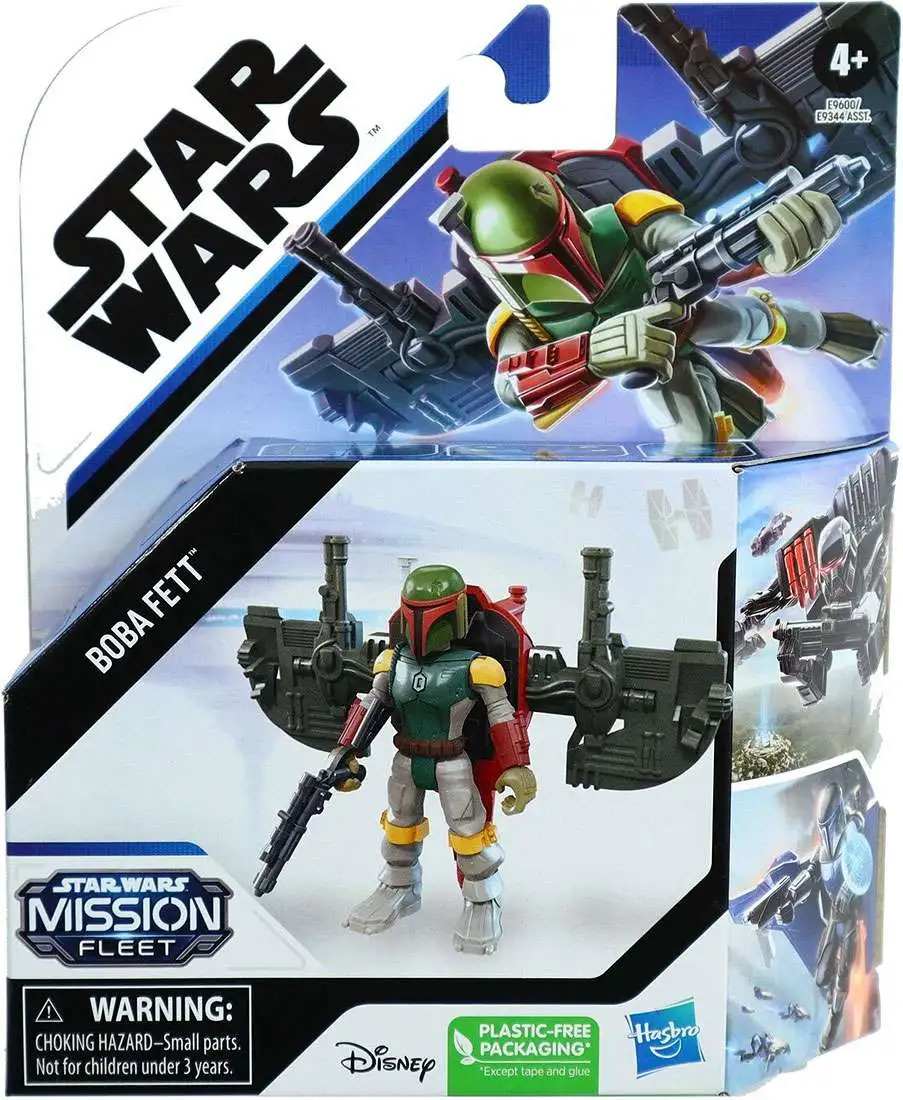 Star Wars Mission Fleet Boba Fett Action Figure [Version 2, Damaged Package]