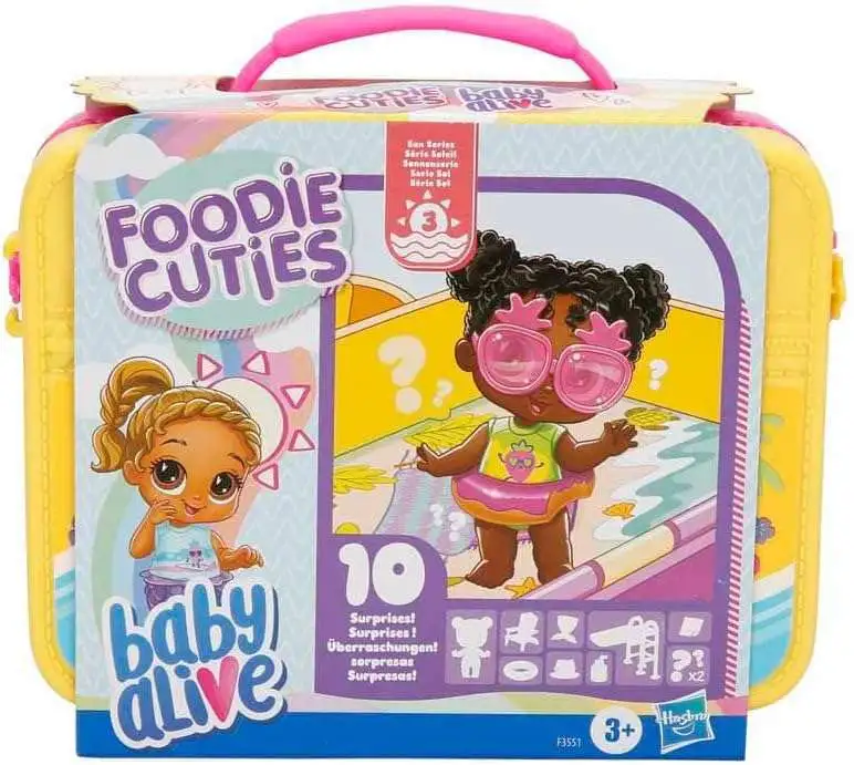 Baby Alive Sun Series Foodie Cuties Mystery Pack 10 Surprises