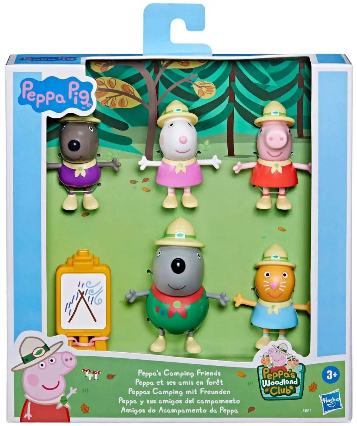 Peppa Pig Peppas Camping Friends Exclusive Figure 5-Pack Hasbro - ToyWiz