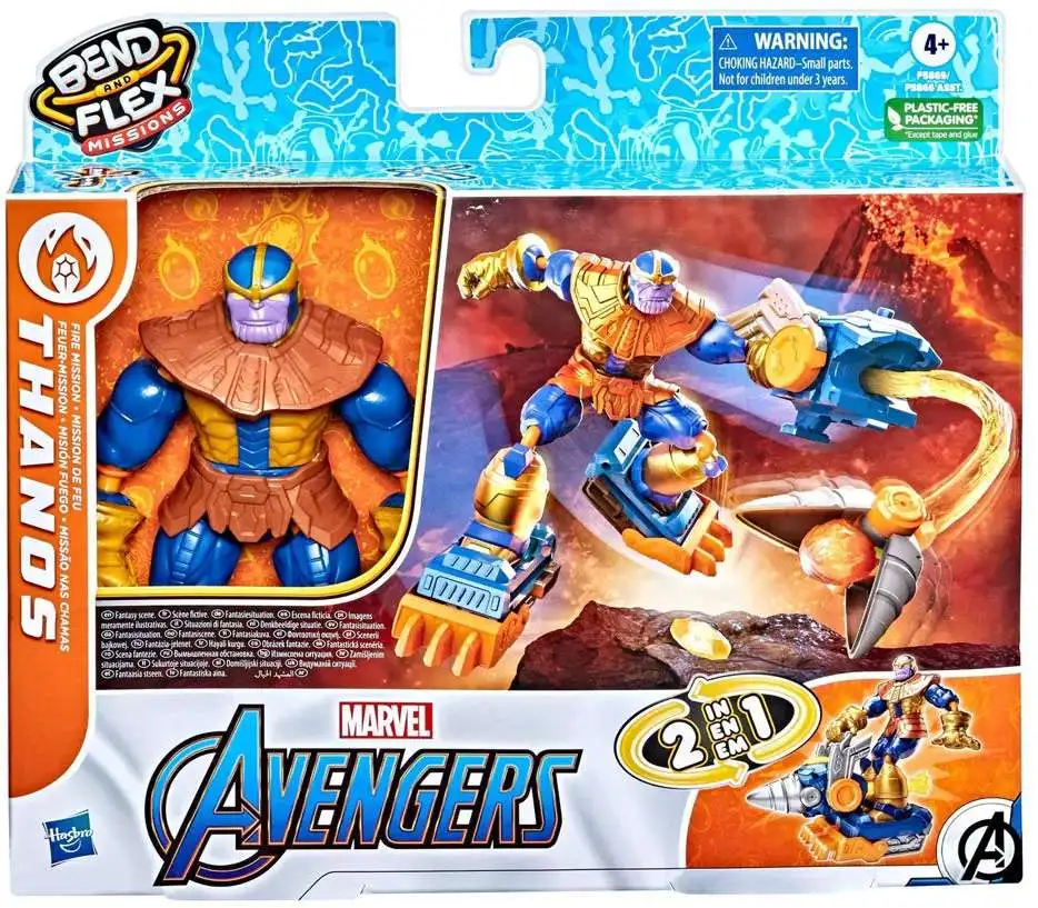 Marvel Avengers Bend and Flex Missions Thanos Fire Mission Figure