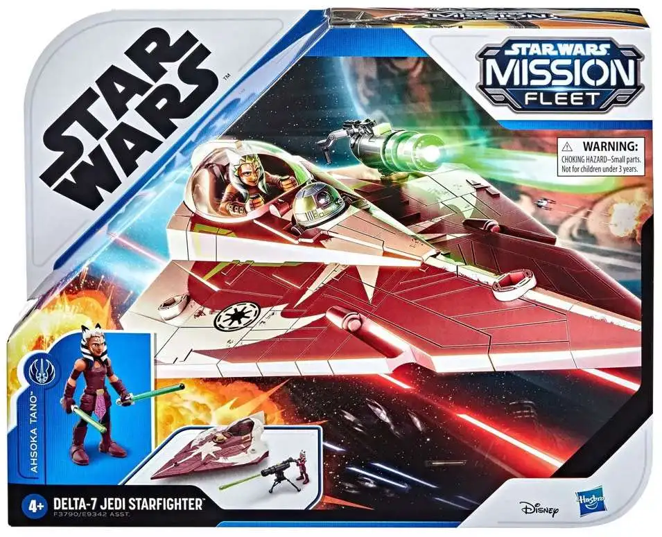 Star Wars Mission Fleet Ahsoka Tano & Delta-7 Jedi Starfighter Vehicle & Action Figure