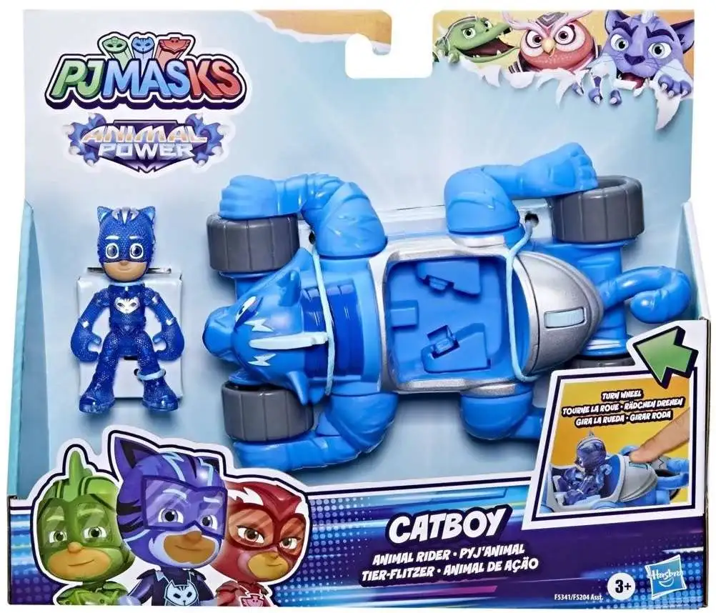 Disney Junior PJ Masks Animal Power Catboy Animal Rider Vehicle & Figure