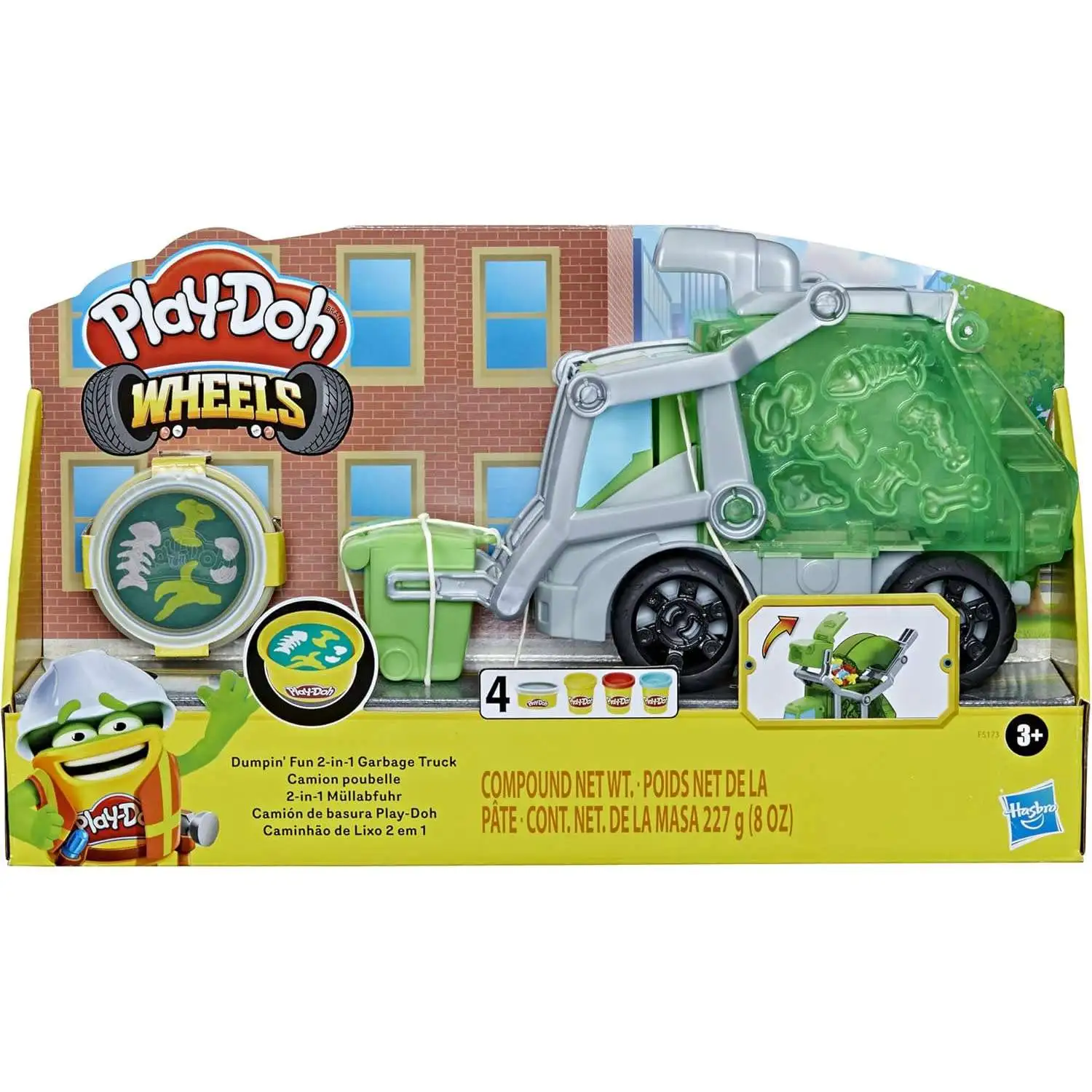 Play-Doh Wheels Dumpin' Fun 2-in1 Garbage Truck Playset