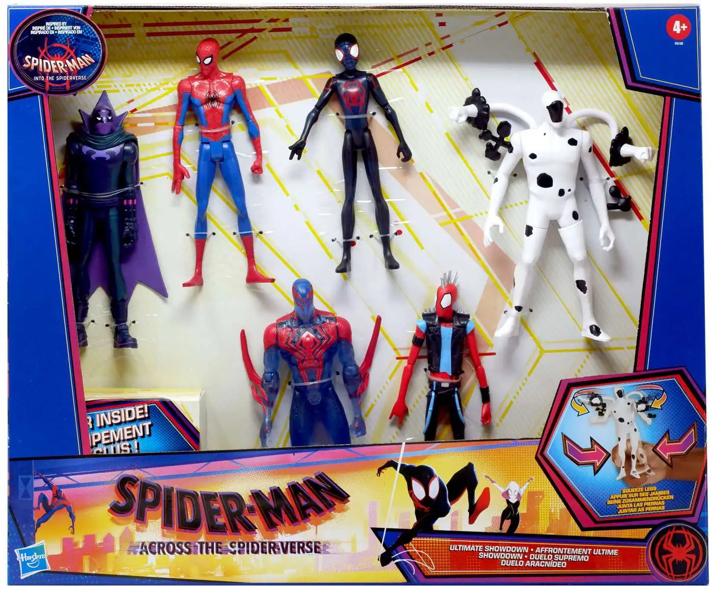 (2 pack) Marvel: Across the Spider Verse Web Action Kids Toy Action Figure  for Boys and Girls (11”)