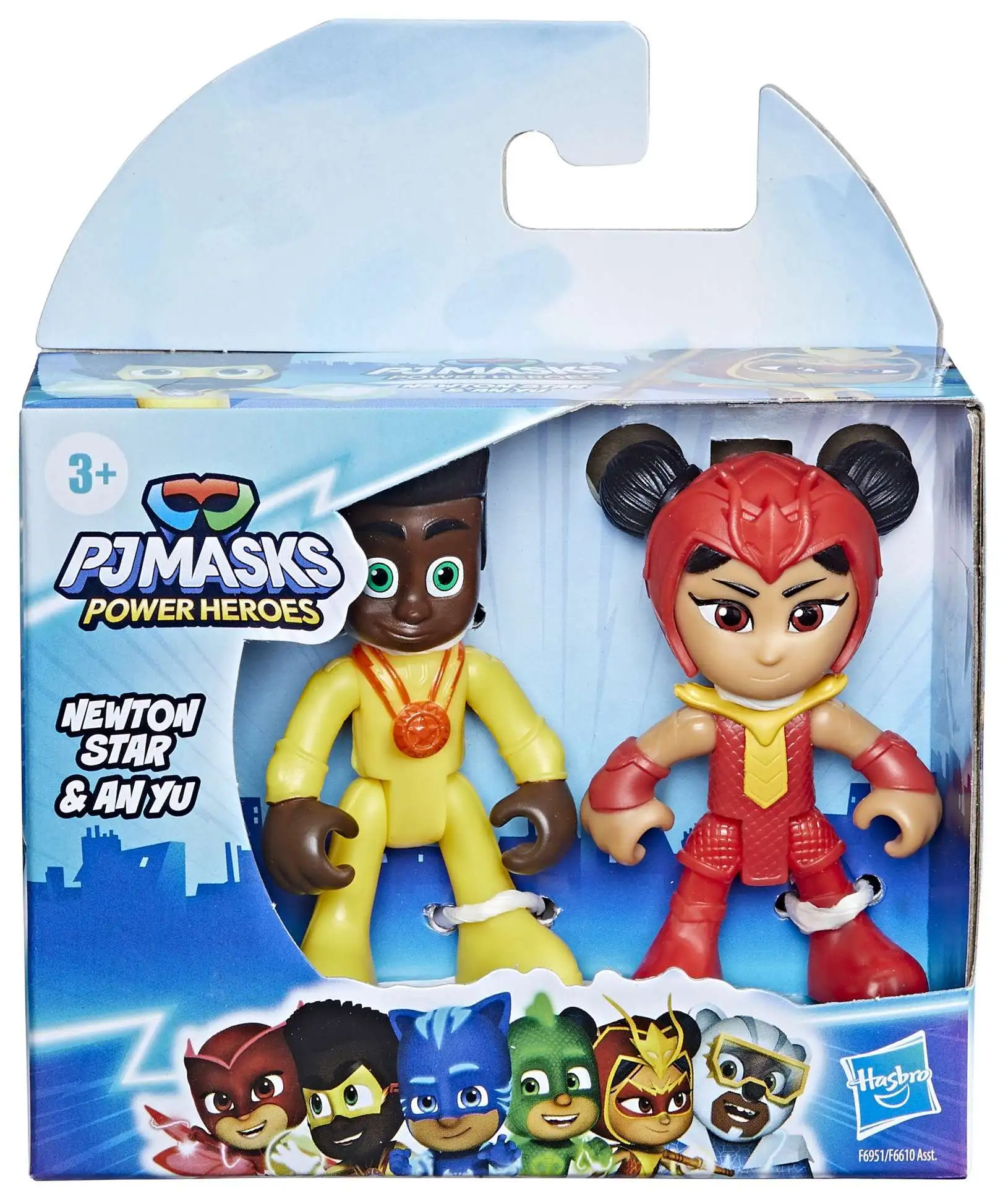 Disney Junior PJ Masks Newton Star & An Yu 2.5-Inch Mini Figure 2-Pack