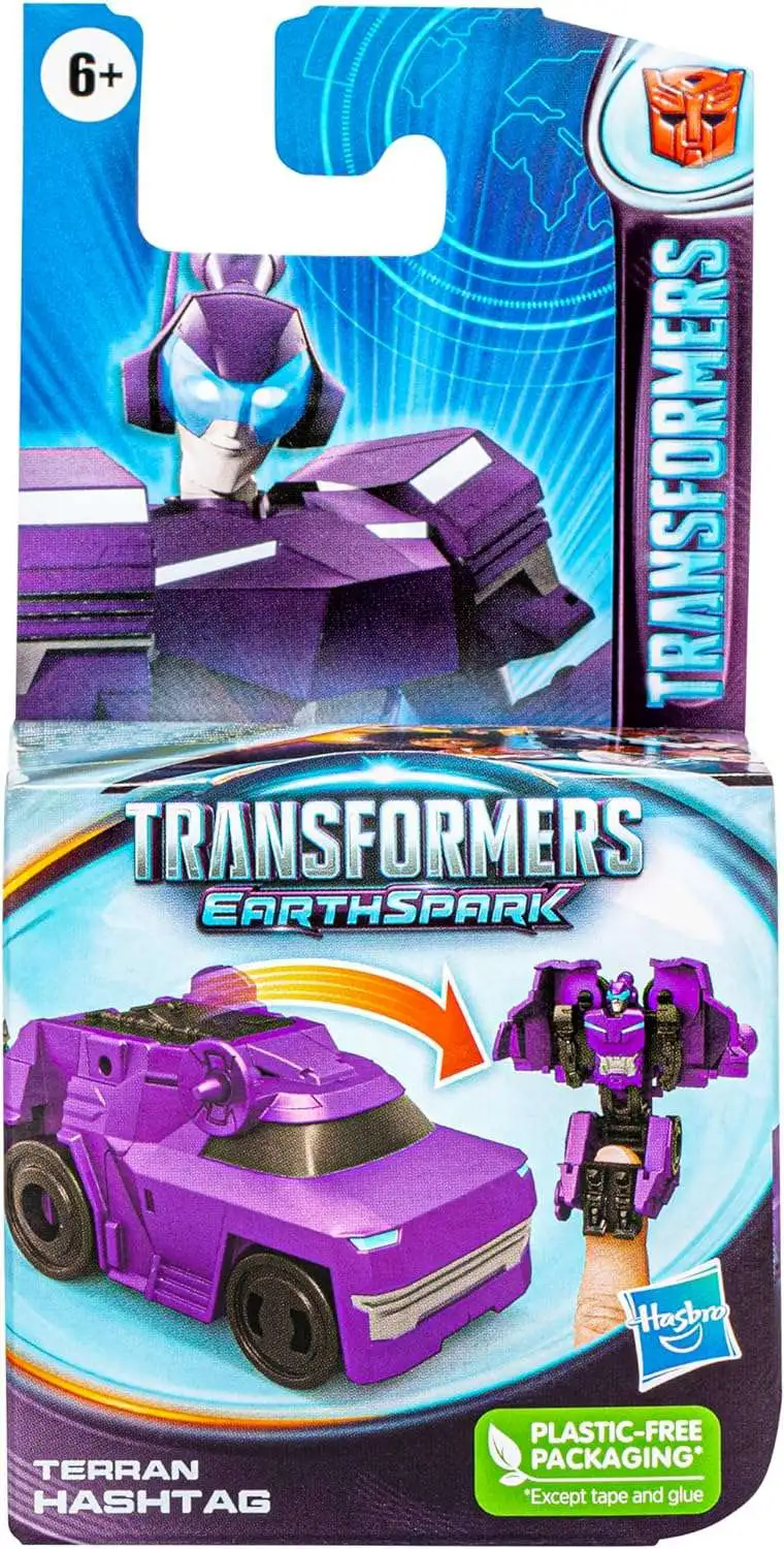 Transformers Earthspark Tacticon Terran Hashtag 2.5" Action Figure
