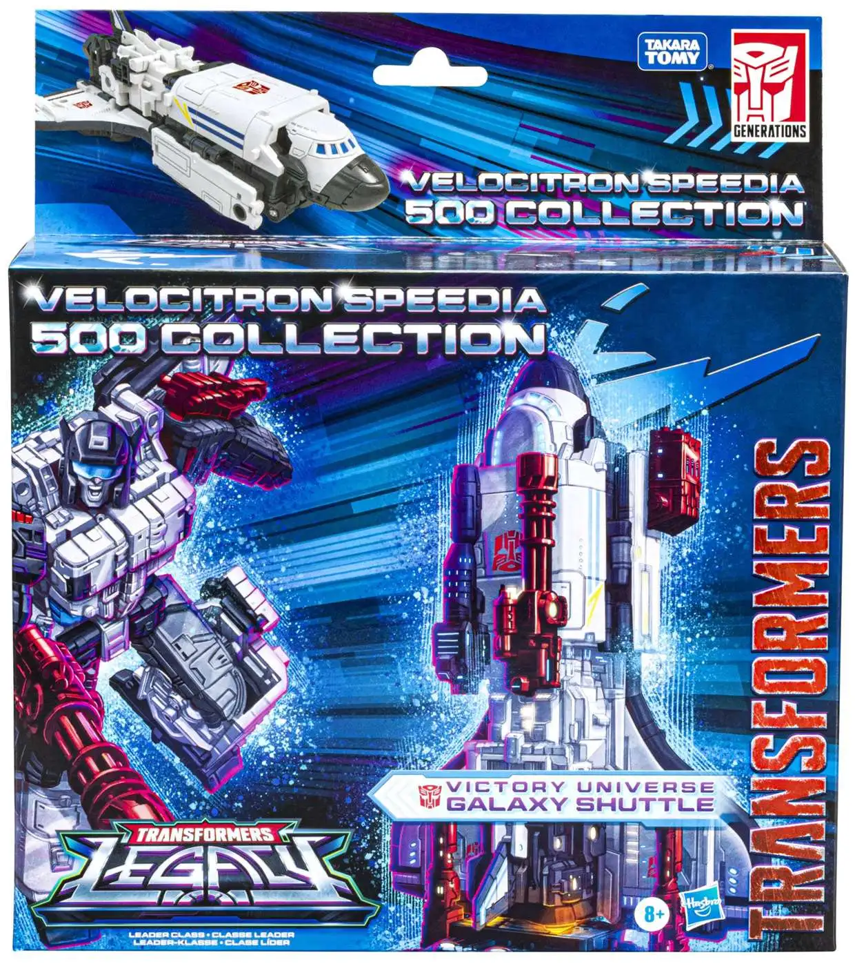 Transformers Legacy Velocitron Speedia 500 Collection Victory Universe Galaxy Shuttle - Leader Transformers Legacy Velocitron Speedia 500 Collection Victory Universe Galaxy Shuttle - Leader