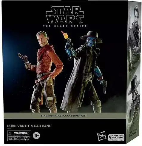 Star Wars The Book of Boba Fett Black Series Cobb Vanth & Cad Bane Exclusive Action Figure 2-Pack