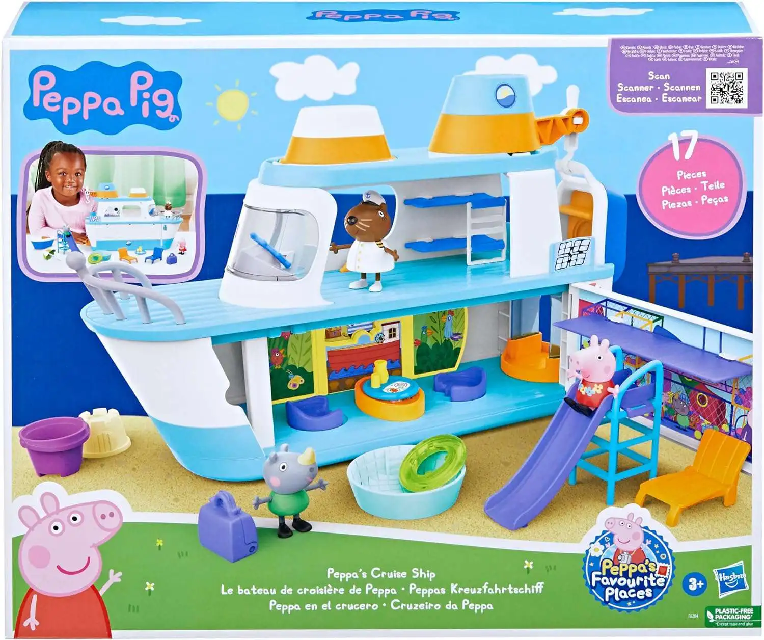 Peppa Pig Peppa's Favourite Places Peppa's Cruise Ship Playset