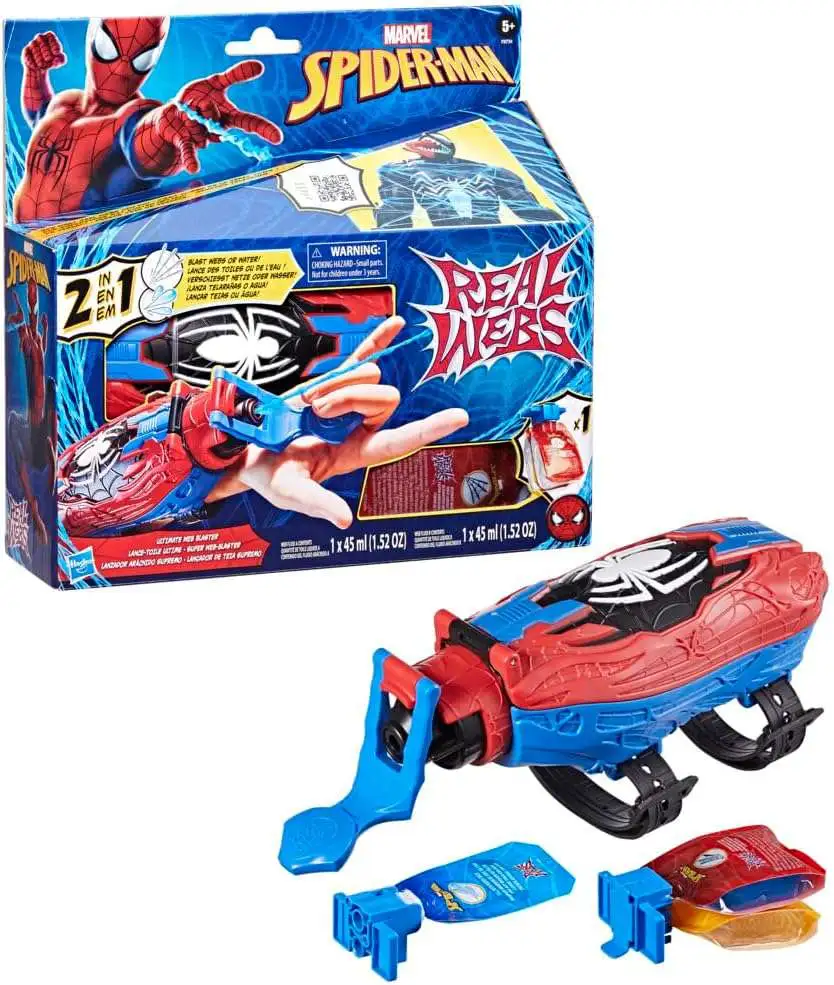 Marvel Spider-Man Real Webs Ultimate Web Blaster Roleplay Toy