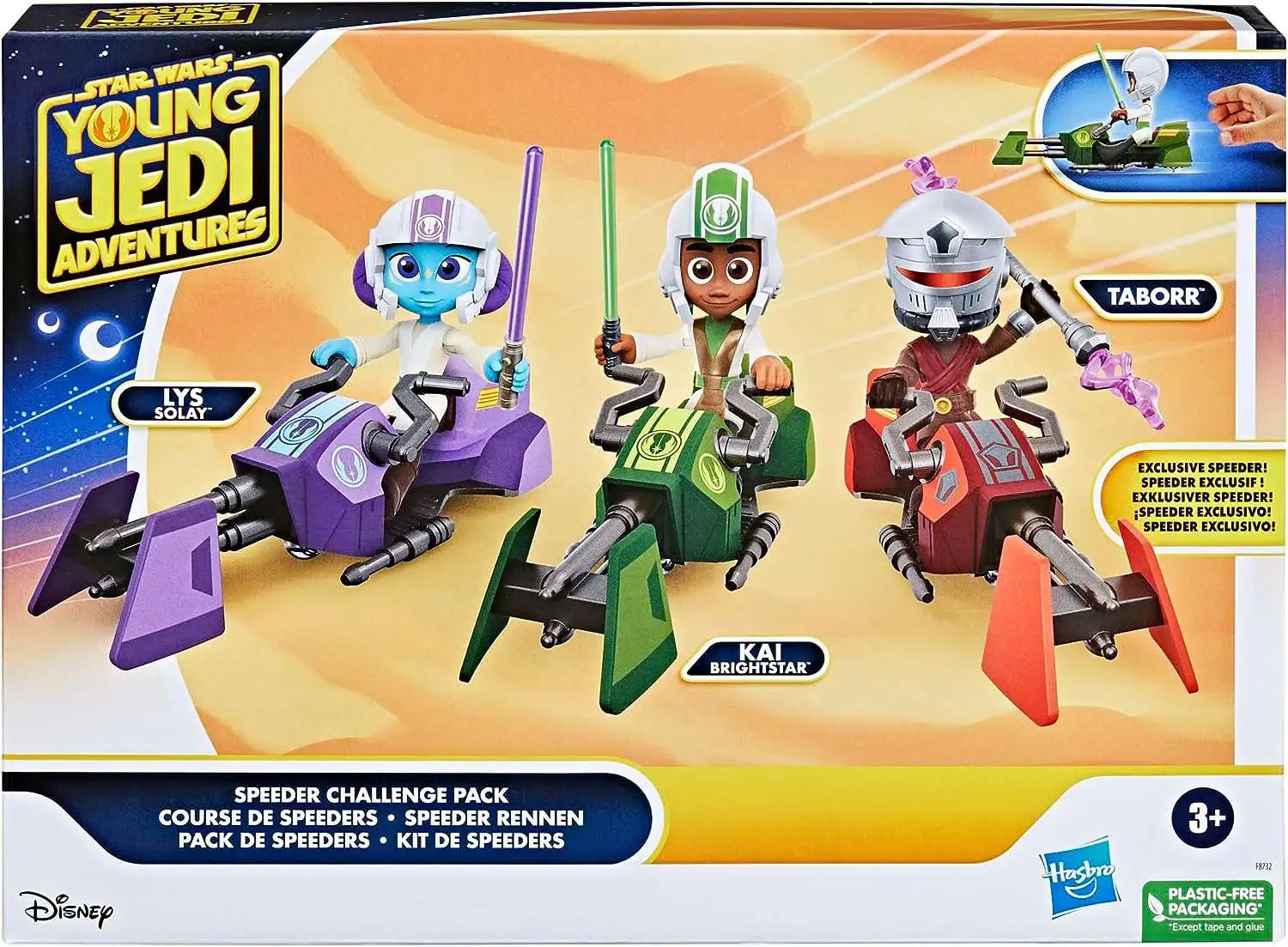 Star Wars Young Jedi Adventures, Duel de Jedi, pack de 5 figurines