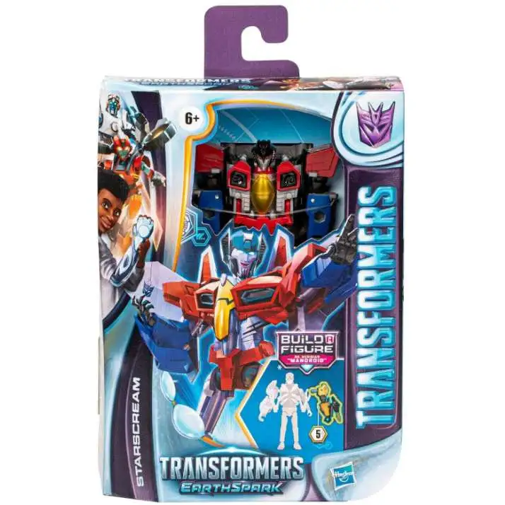 Transformers Earthspark Starscream Deluxe Action Figure