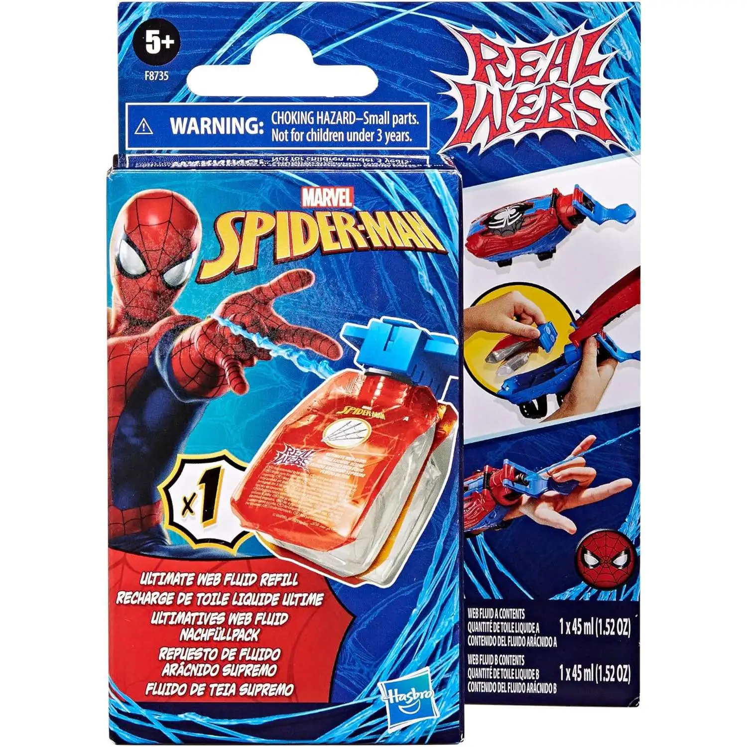 Marvel Spider-Man Real Webs Ultimate Web Fluid Refill Pack