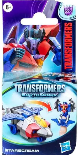 Transformers Earthspark Tacticon Starscream 2.5" Action Figure