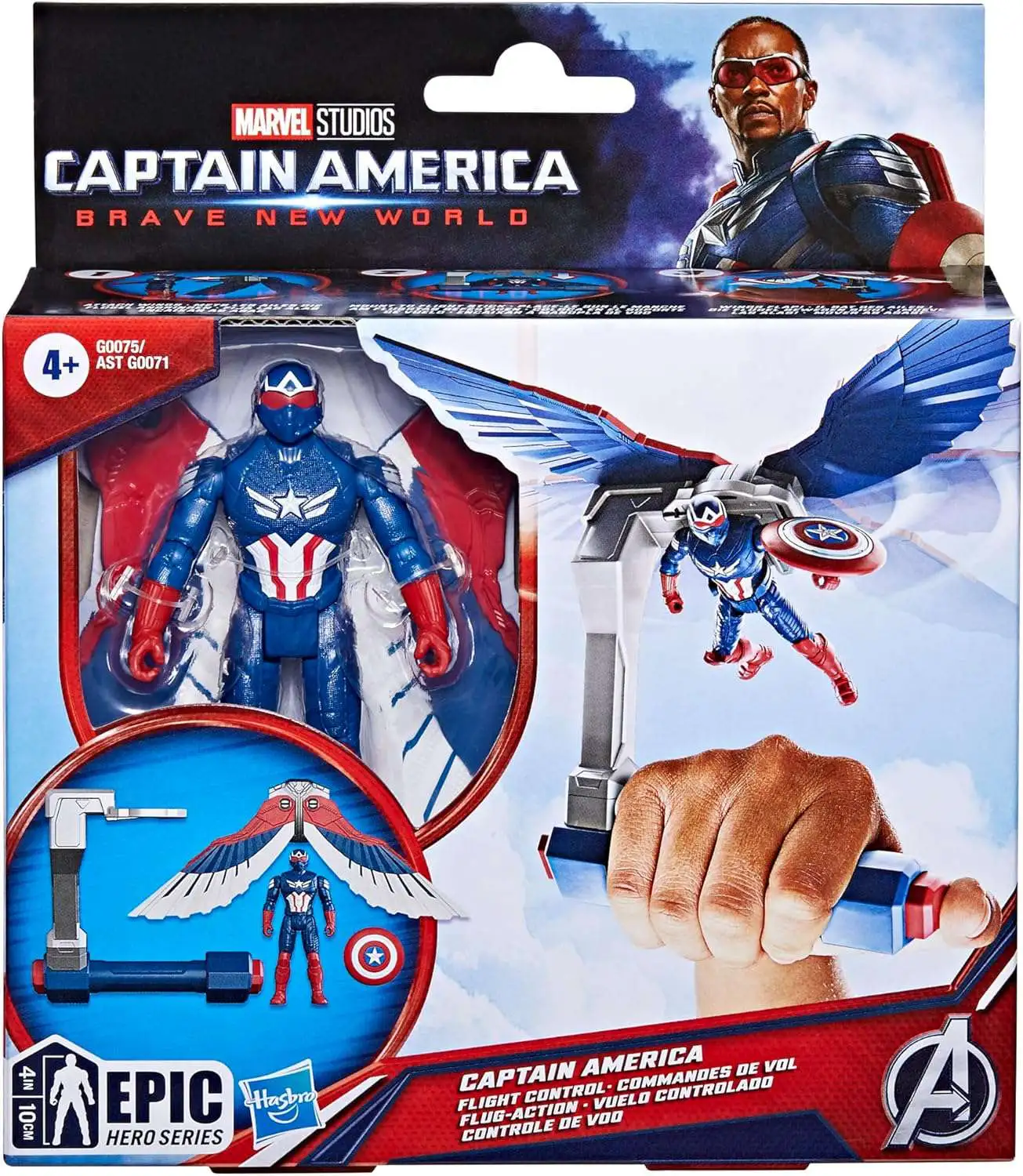 Marvel Captain America Brave New World Epic Hero Series Flight