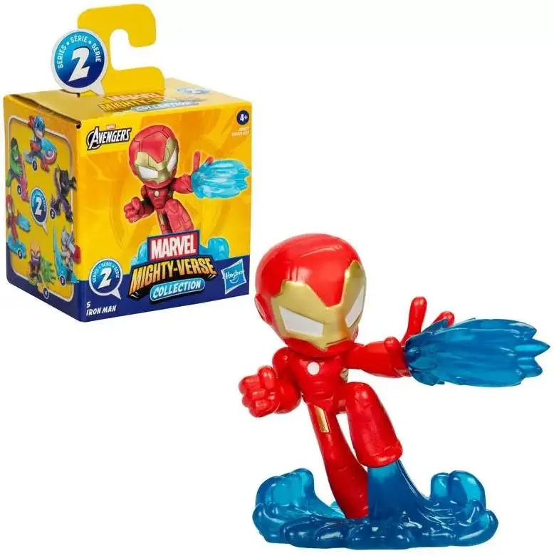 Marvel Mighty-Verse Collection Series 2 Iron Man Mini Figure