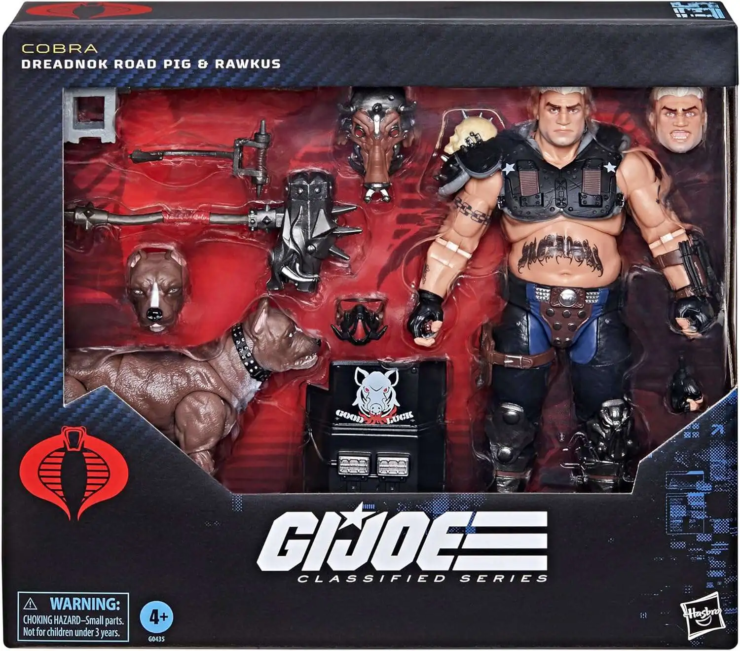 GI Joe Classified Series Dreadnok Road Pig & Rawkus Action Figure (Pre-Order ships January)