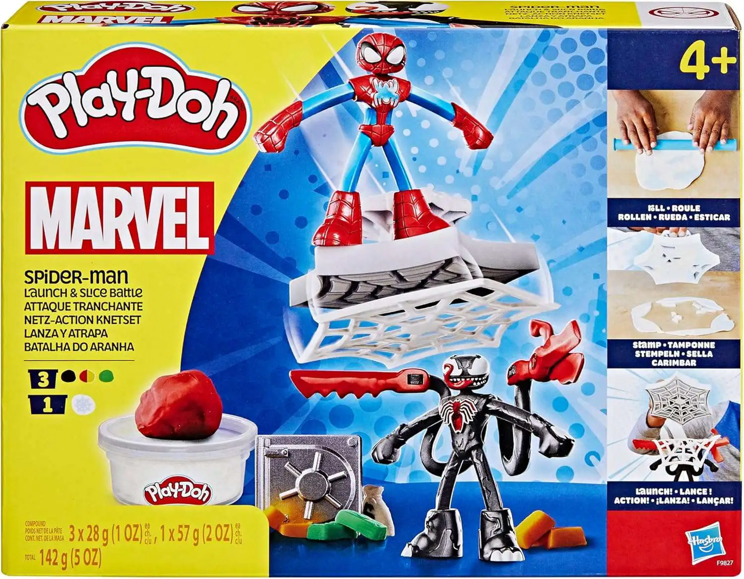Play-Doh Marvel Spider-Man Launch & Slice Battle Set