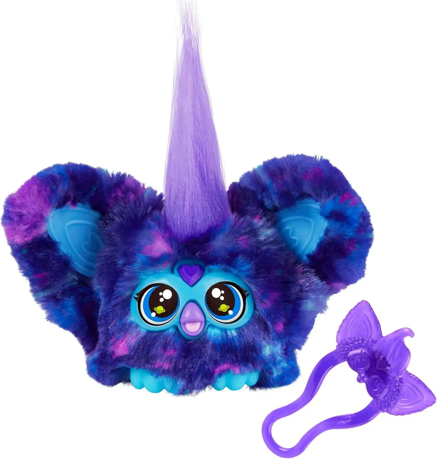 Furby Furblet Star-Lee Mini Friend Electronic Plush Toy [45+ Sounds & Music]