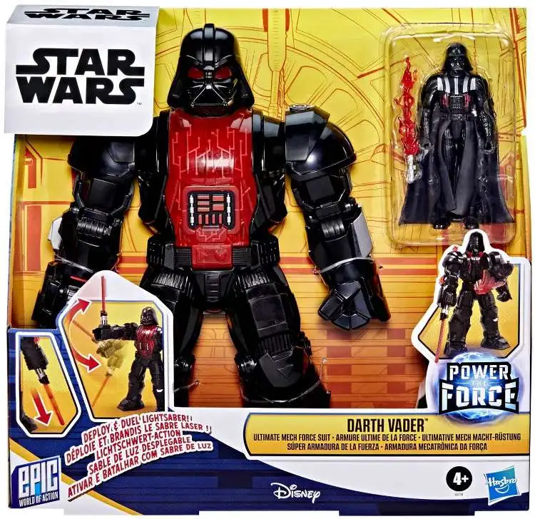 Star Wars Epic World of Action Power the Force Ultimate Mech Force Suit Darth Vader Talking Figure