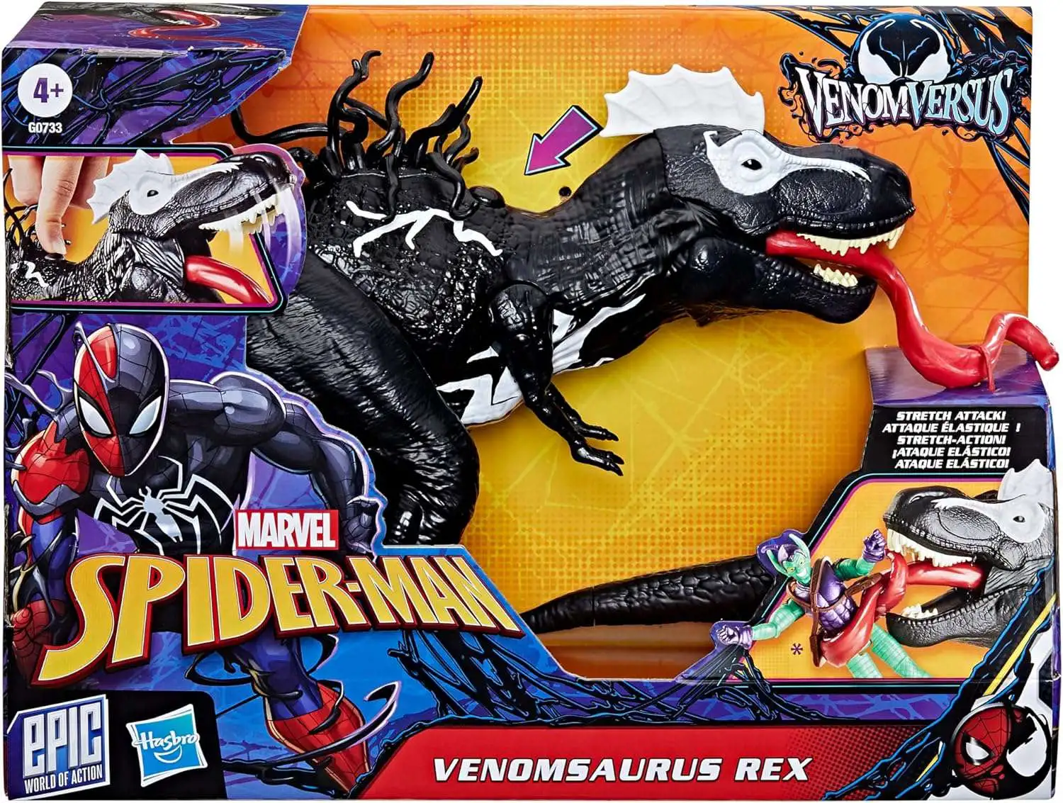 Marvel VenomVersus Epic World of Action Venomsaurus Rex 16 Action