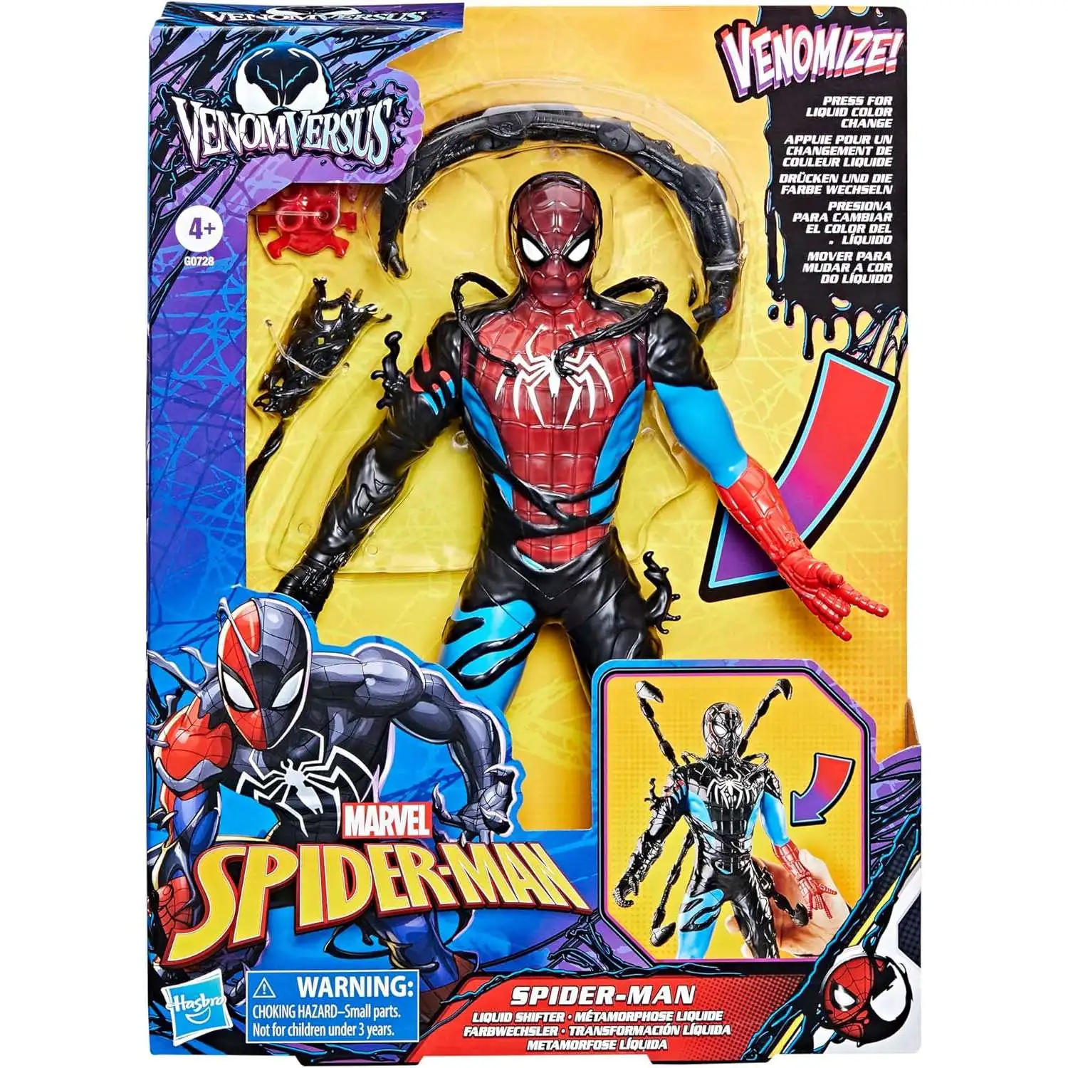 Marvel VenomVersus Liquid Shifter Spider-Man Action Figure