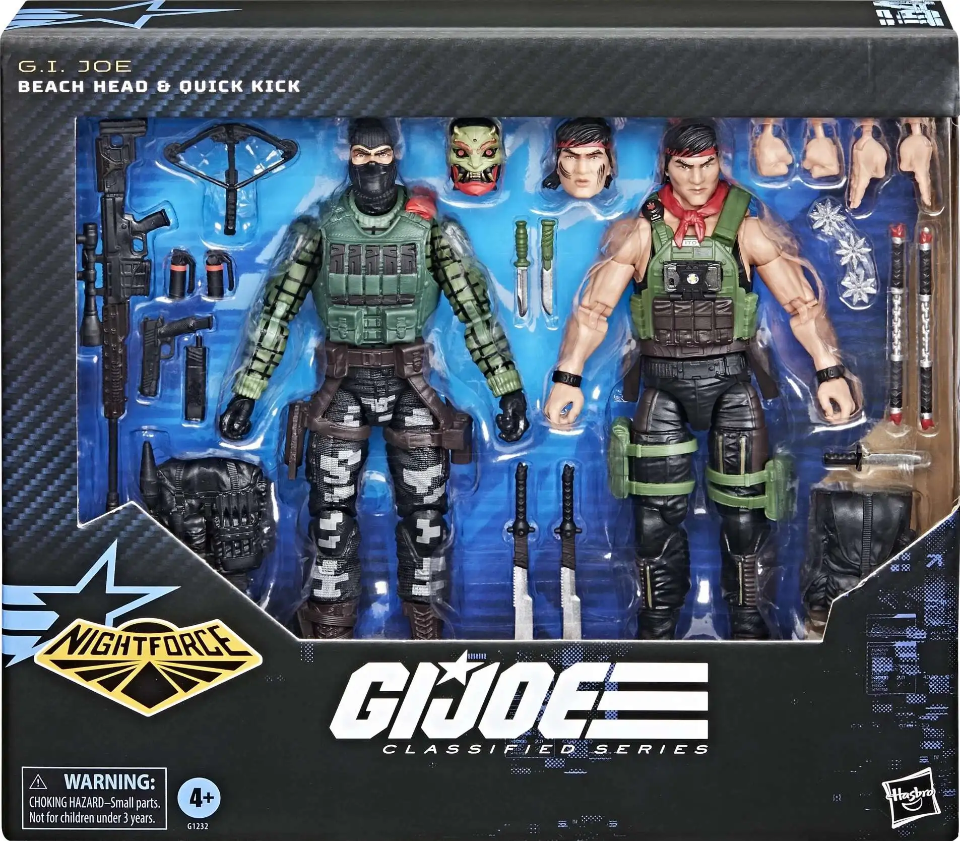 GI Joe Classified Series Beach Head & Quick Kick Action Figure 2-Pack #164 [Night Force]