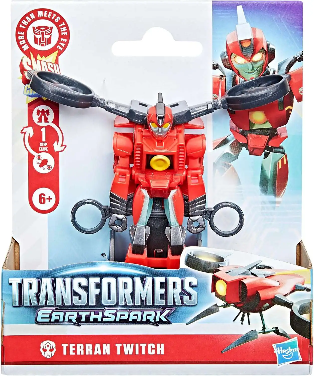 Transformers Earthspark Smash to Change Terran Twitch 4" Action Figure