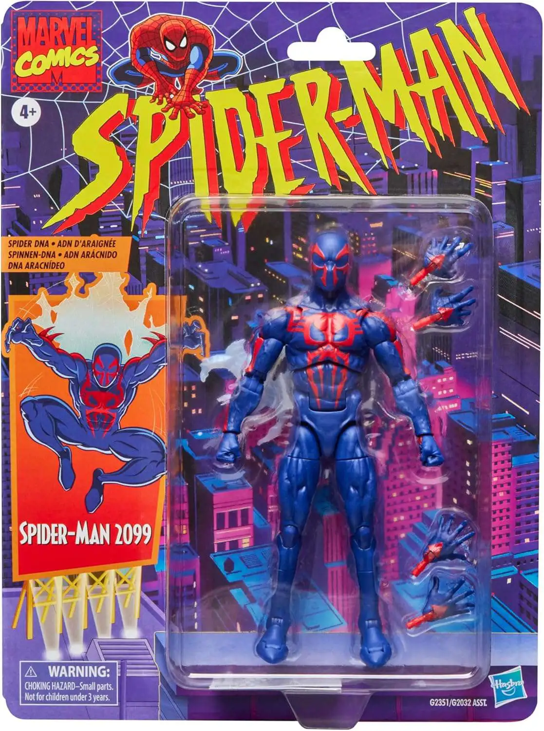 Marvel Legends Retro Series Spider-Man 2099 Action Figure