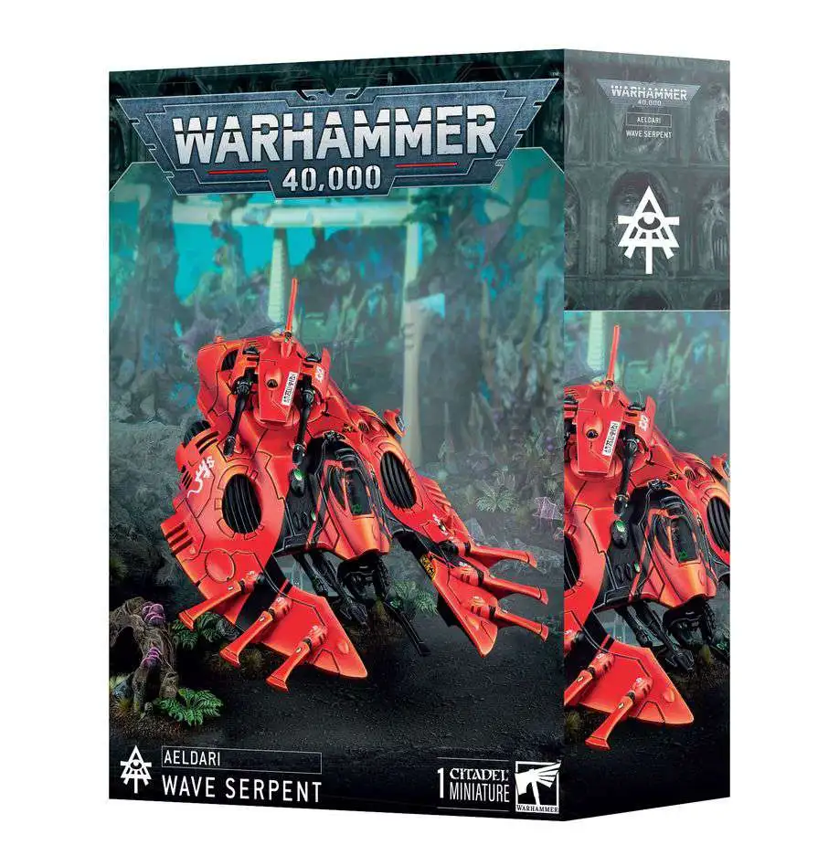 Warhammer 40,000 Aeldari / Eldar Wave Serpent/Falcon Miniatures Set