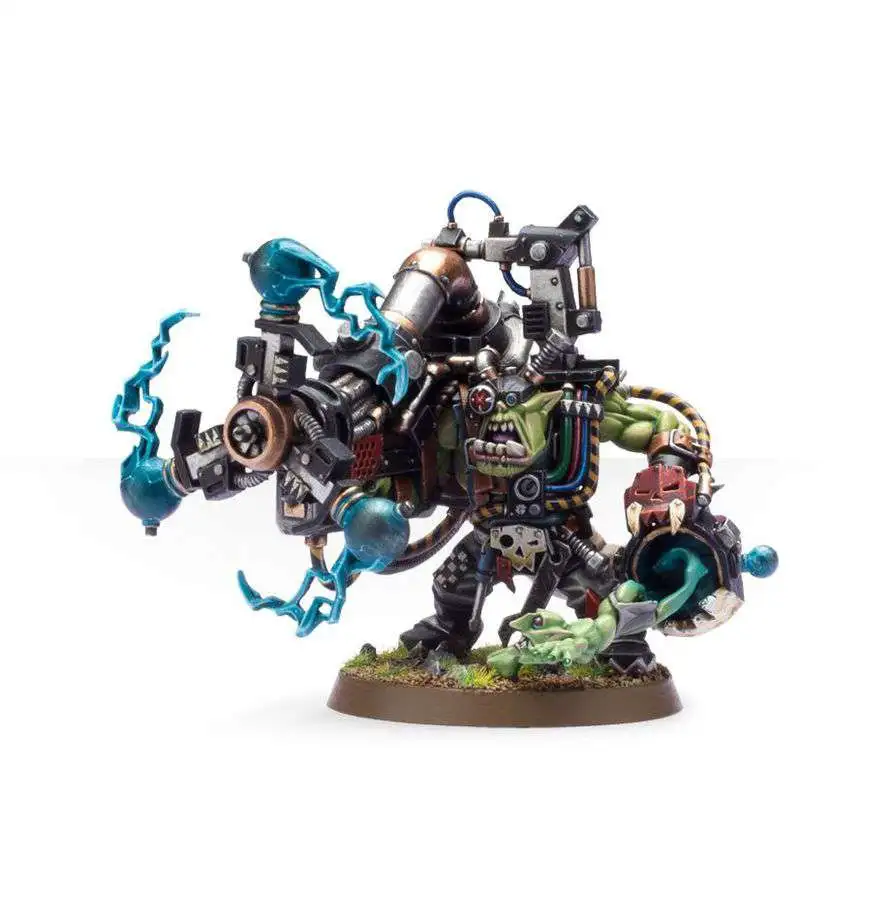 Warhammer 40,000 Orks Big Mek with Shokk Attack Gun Miniature [Black Box]