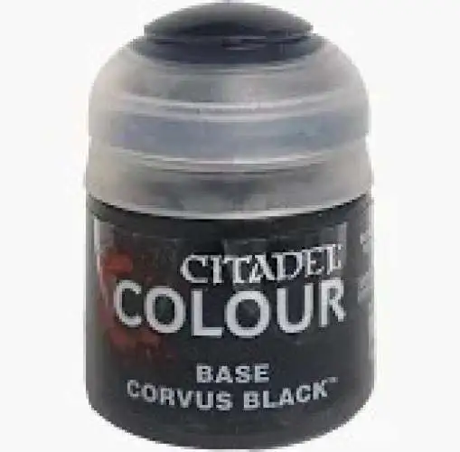 Citadel Colour Corvus Black Base Paint