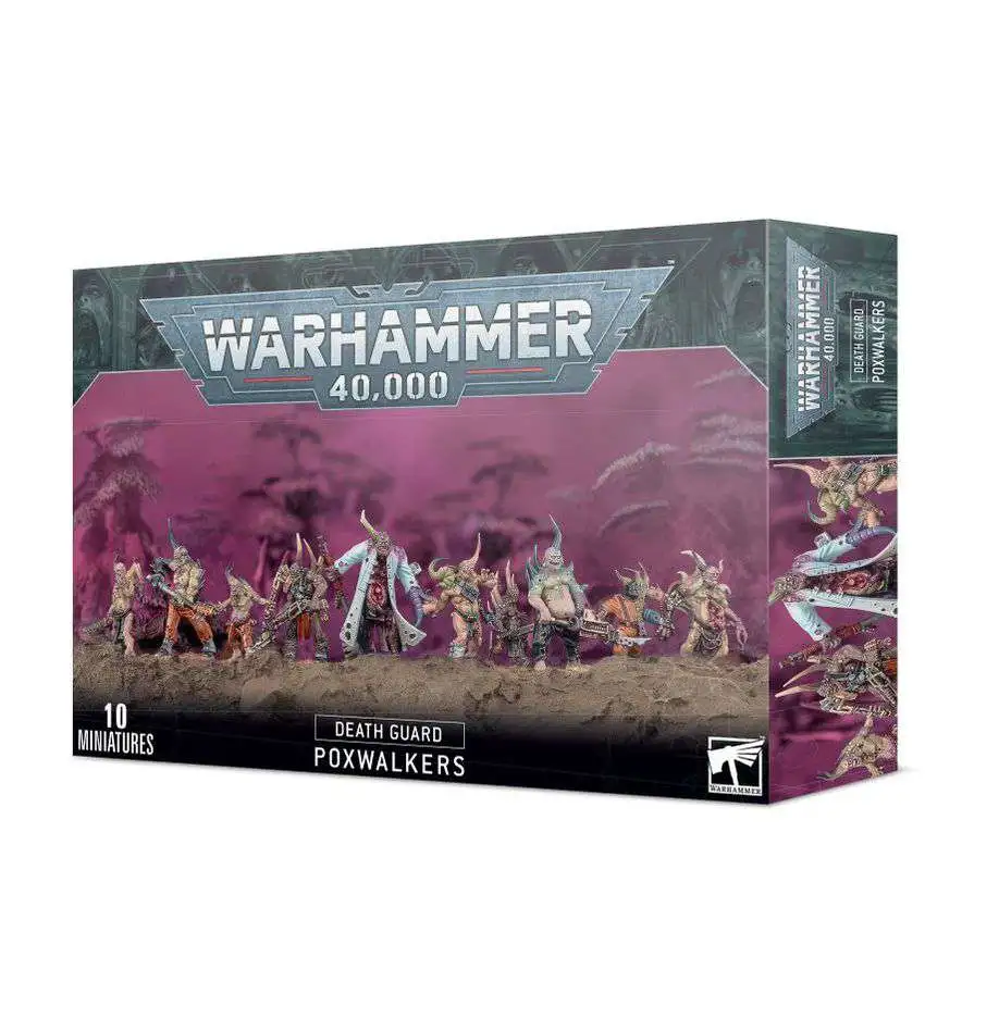 Warhammer 40,000 Death Guard Poxwalkers Miniatures Set