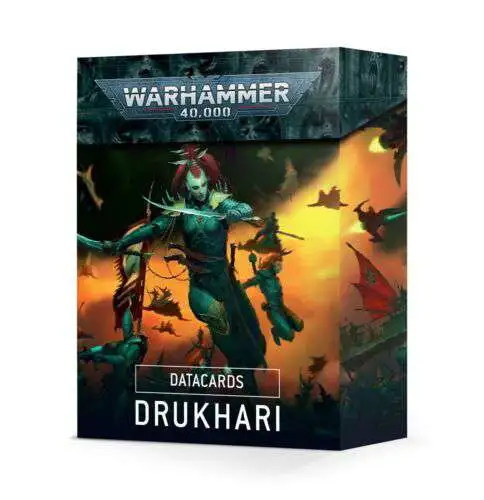 Warhammer 40,000 Datacards Drukhari Miniatures Accessory [2020]