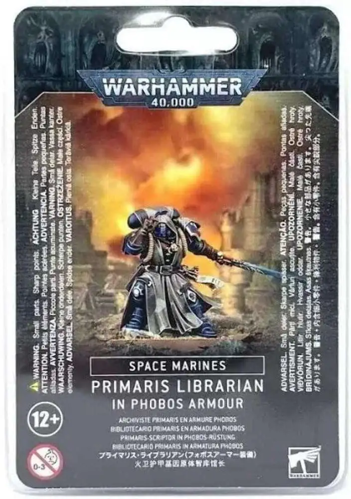 Warhammer 40,000 Primaris Librarian in Phobos Armor Miniature