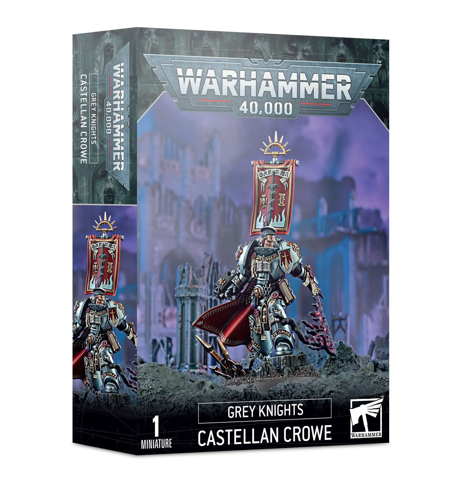 Warhammer 40,000 Grey Knights Castellan Crowe Miniatures Set