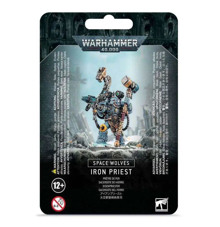 Warhammer 40,000 Space Wolves Iron Priest Miniature