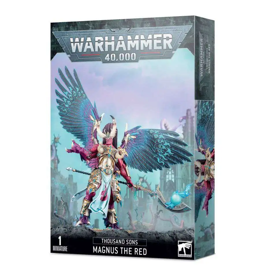 Warhammer 40,000 Thousand Sons Magnus the Red Miniatures Set