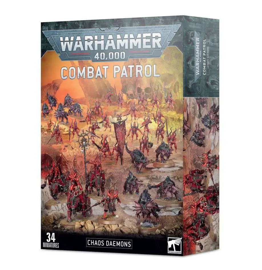 Warhammer 40,000 Chaos Daemons Combat Patrol Miniatures