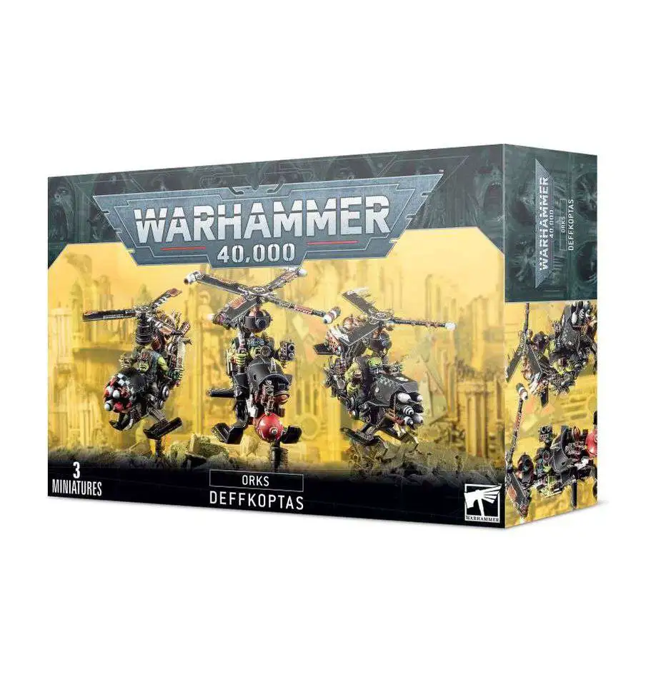 Warhammer 40,000 Orks Deffkoptas Miniatures Set