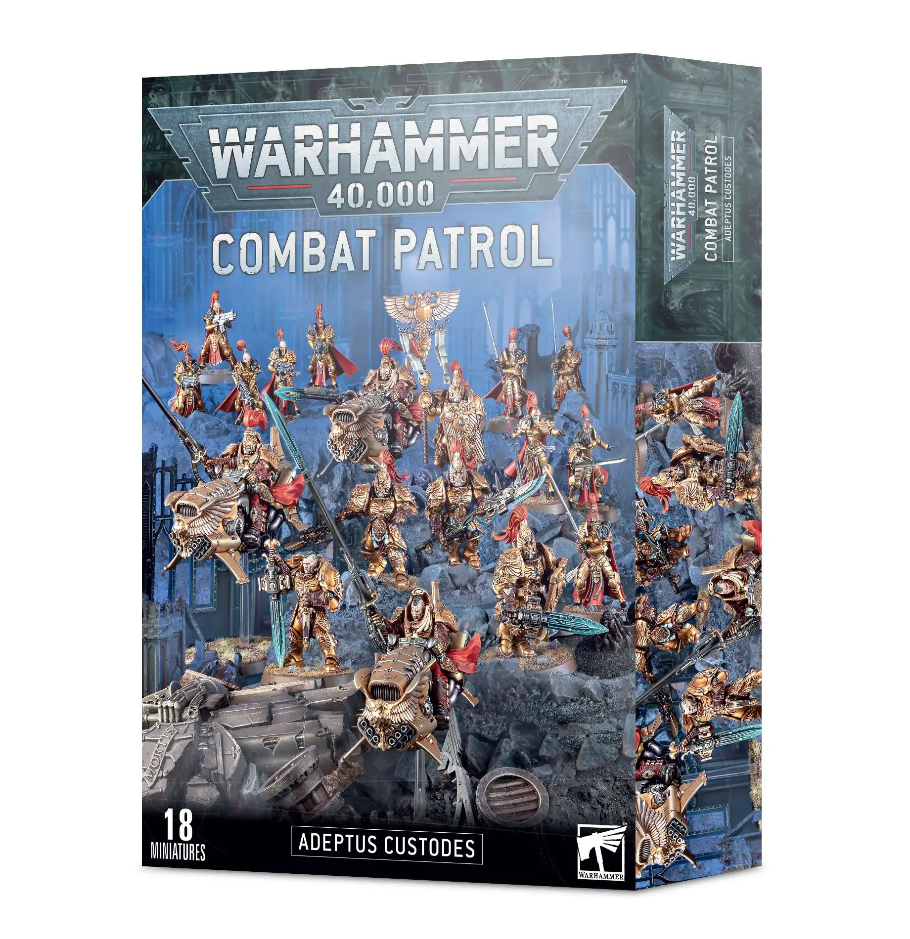 Warhammer 40,000 Adeptus Custodes Combat Patrol Miniatures Set