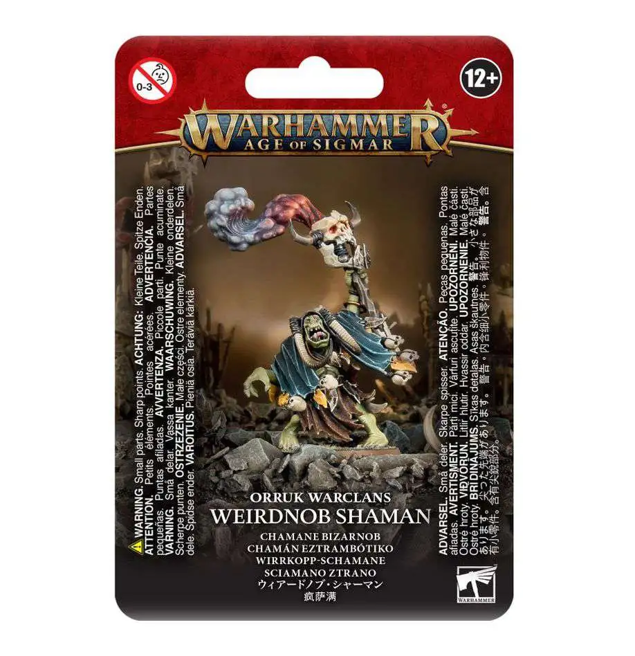 Warhammer Age of Sigmar Orruk Warclans Weirdnob Shaman Miniature